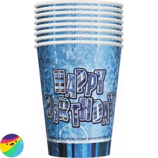 Kozarčki bleščeči Happy birthday